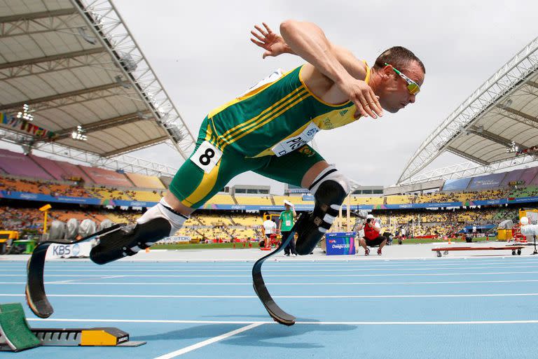 El atleta Oscar Pistorius