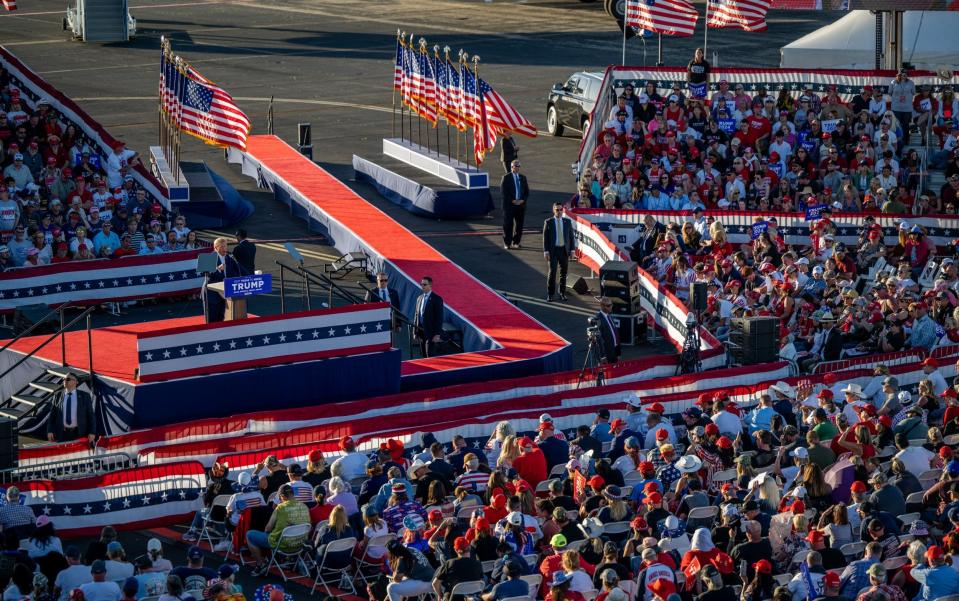 Thousands of Donald Trump supporters gathered at the rally - Brandon Bell/Getty Images