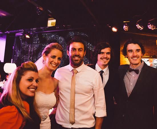 They ended up finding five people they wanted to invite to their big day. Photo: Supplied