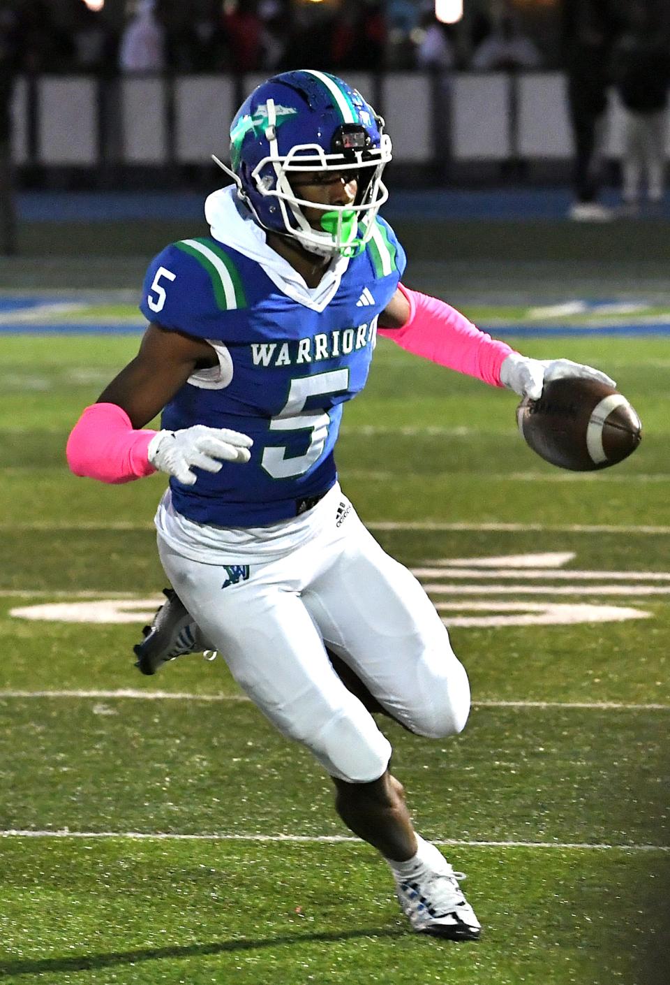 Winton Woods junior Tre'Mar Harris is one of four Cincinnati receivers to make the OPSWA Division II First-Team Offense.