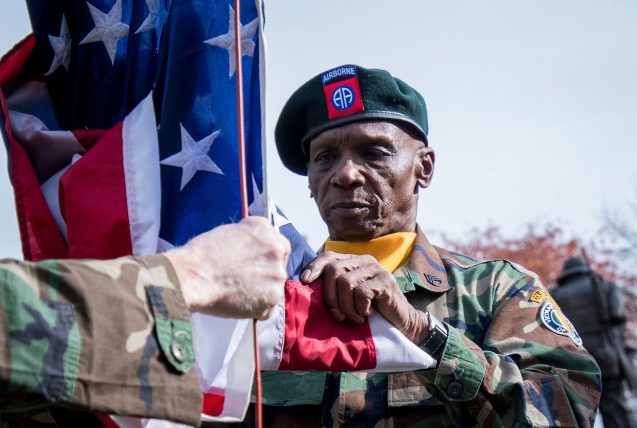 Veterans Day falls on Nov. 11 each year.