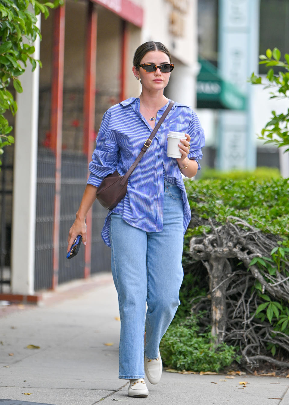 LOS ANGELES, CA - MAY 25: Lucy Hale is seen on May 25, 2024 in Los Angeles, California.  (Photo by PG/Bauer-Griffin/GC Images)