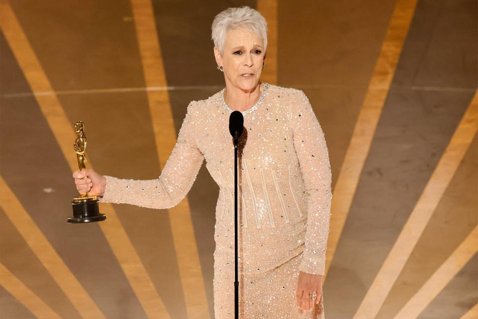 Jamie Lee Curtis at the 2023 Oscars