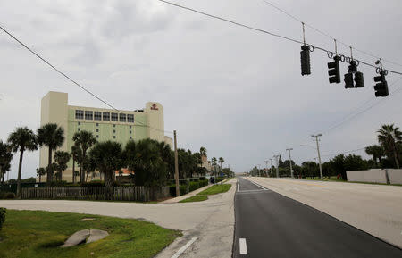 A general view of Melbourne beach as Hurricane Matthew approaches in Melbourne, Florida, U.S. October 6, 2016. REUTERS/Henry Romero