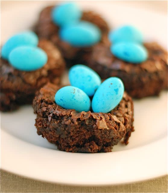 Eggs in Brownie Nests