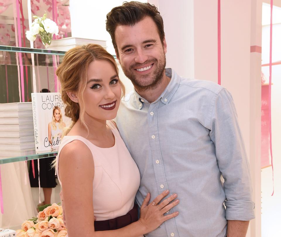 Lauren Conrad and William Tell attend the "Lauren Conrad Celebrate" book launch party at Kohl's Showroom on March 23, 2016, in New York City. (Photo: Larry Busacca via Getty Images)