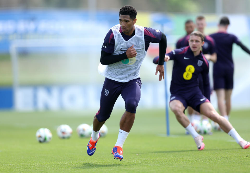 英格蘭球星Jude Bellingham。(Photo by Eddie Keogh - The FA/The FA via Getty Images)