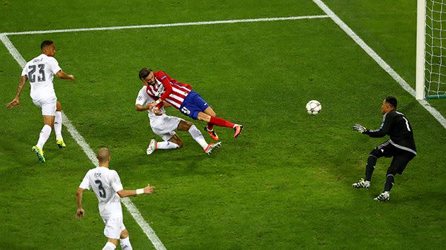 Carrasco scores. Image: Getty