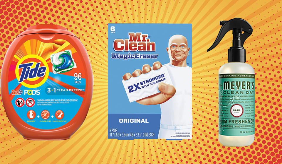 Save big on Tide, Mrs. Meyers, Mr. Clean and more. (Photo: Amazon)