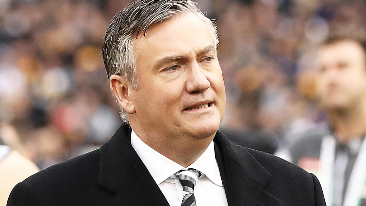 Eddie McGuire, pictured here after the 2018 AFL grand final. 