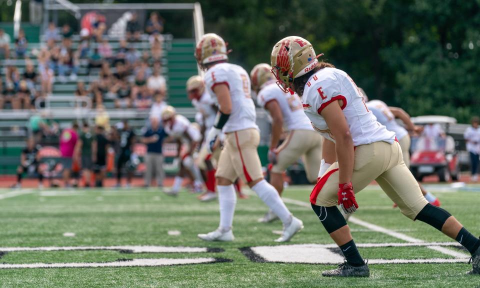 Edison and St. Joseph high school football teams met Saturday afternoon at the St. Joseph high school football field.