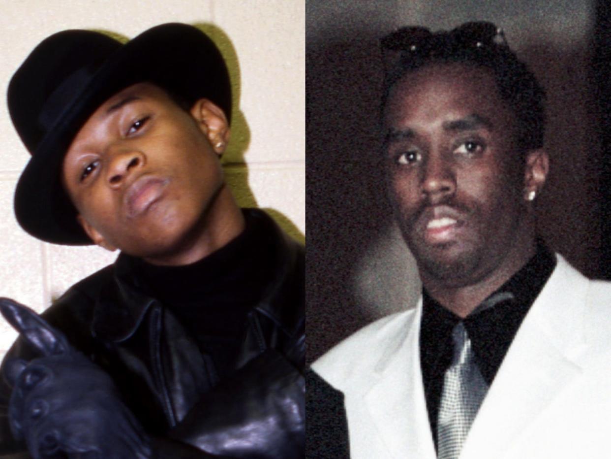 Usher Raymond and Sean "Diddy" Combs in 1994.