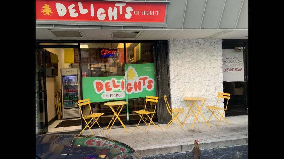 Delights of Beirut sits in a small strip mall at 7400 SW 57th Ave.