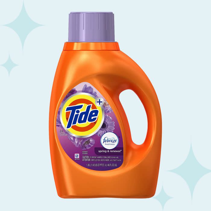 <a href="https://www.amazon.com/Tide-Liquid-Laundry-Detergent-Renewal/dp/B00GYAL13K/?tag=readerwp-20" rel="nofollow noopener" target="_blank" data-ylk="slk:Tide Liquid Laundry Detergent;elm:context_link;itc:0;sec:content-canvas" class="link rapid-noclick-resp">Tide Liquid Laundry Detergent</a>