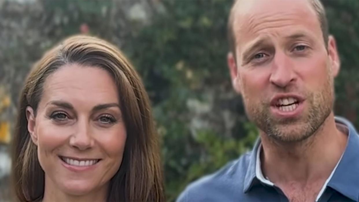 Princess Kate and Prince William film a message for Team GB in Norfolk