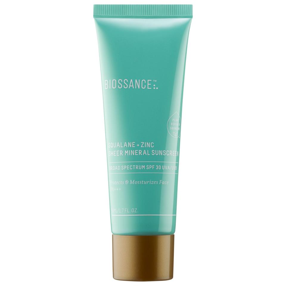 12) Squalane + Zinc Sheer Mineral Sunscreen SPF 30