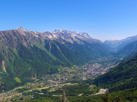 The Alpine town of Chamonix has a vast array of trails (Shutterstock)