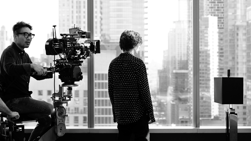 behind the scenes of timothée chalamet's new bleu de chanel campaign