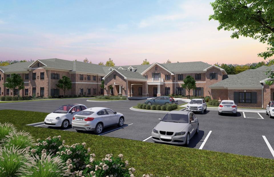 A rendering of The Capstone at Mt. Juliet, a proposed senior living facility for North Mt. Juliet Road.