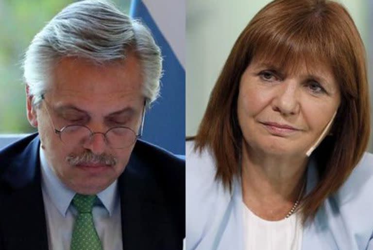 Alberto Fernández y Patricia Bullrich