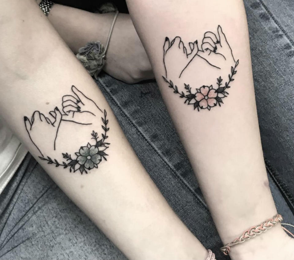 15 tatuajes para las mejores amigas