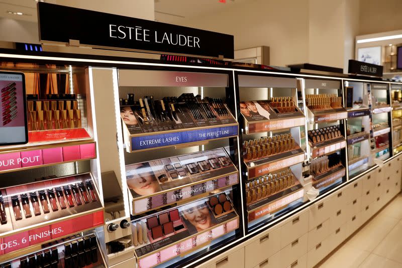 FILE PHOTO: The Estee Lauder section of the Nordstrom flagship store is seen during a media preview in New York