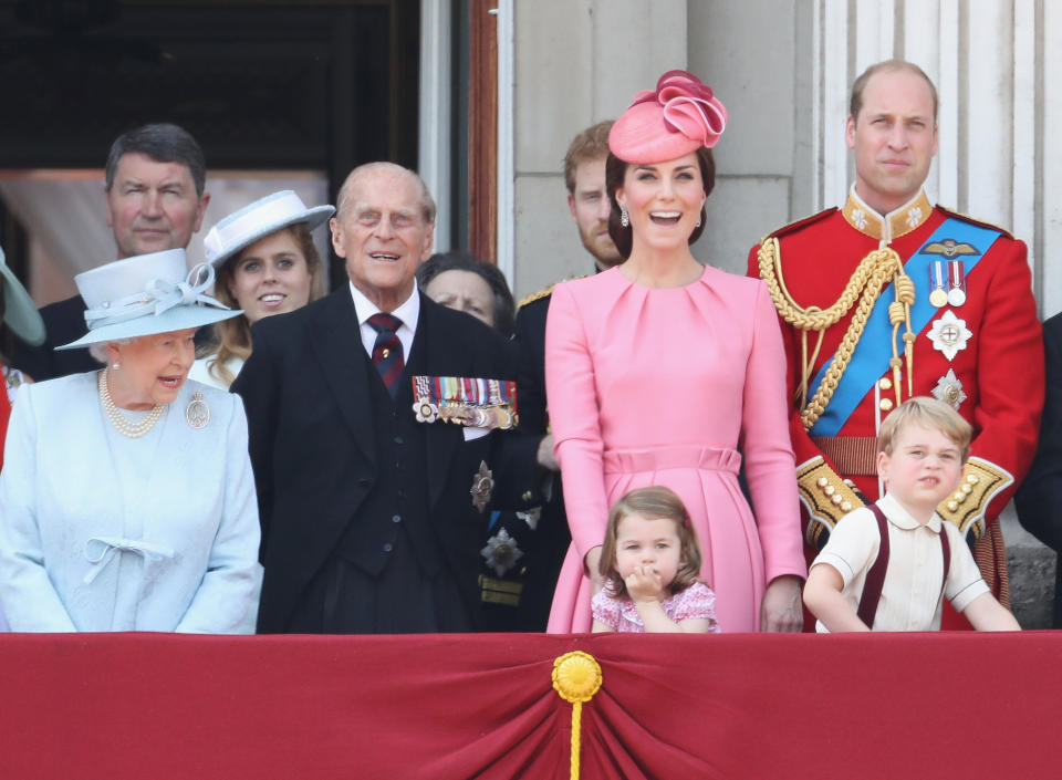 The duchess pops in pink.&nbsp; (Photo: Chris Jackson via Getty Images)