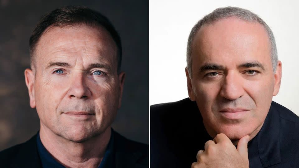 Ben Hodges (left) and Garry Kasparov - Felix Schmitt/Renew Democracy Initiative.
