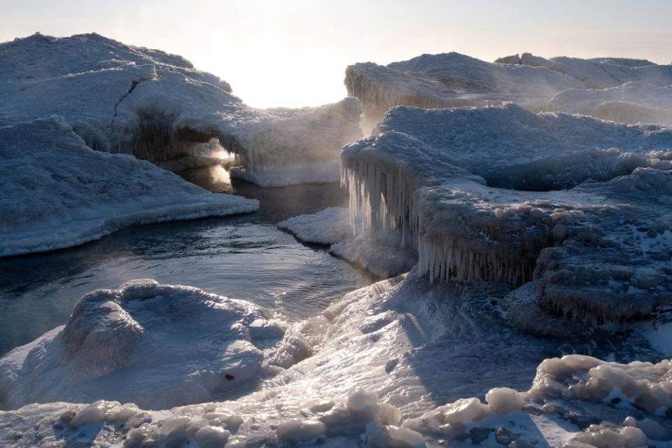 Lake Michigan from Kenosha, Wisconsin