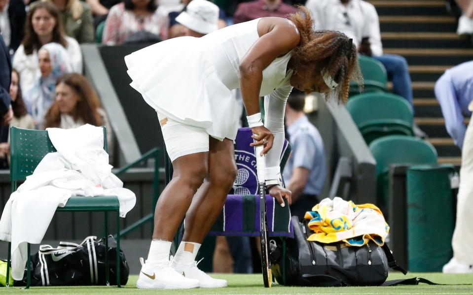 Serena Williams has been injured since Wimbledon. - REUTERS