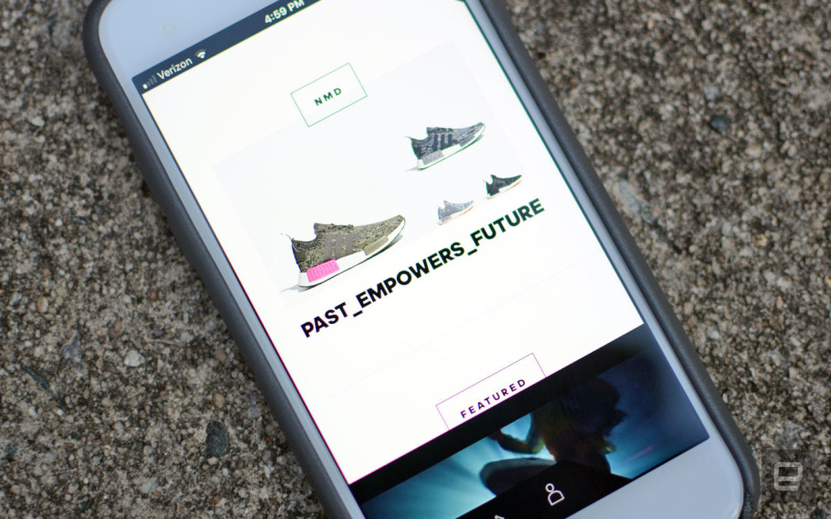 Maryanne Jones strijd Voorzichtig Adidas brings Yeezy reservations to its main app | Engadget