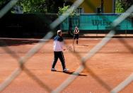 Reopening of tennis courts in Vienna