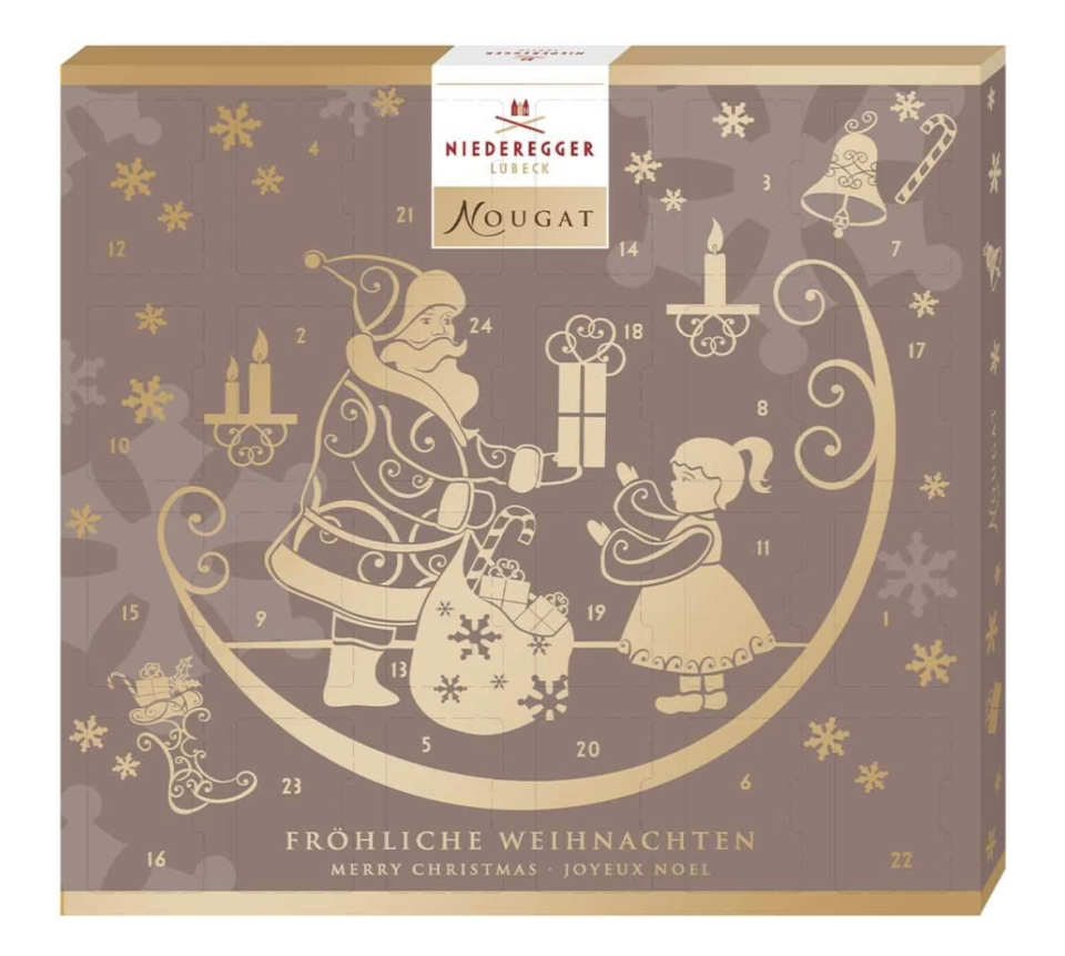 Niederegger Nougat & Milk Chocolate Advent Calendar (Photo via Amazon)