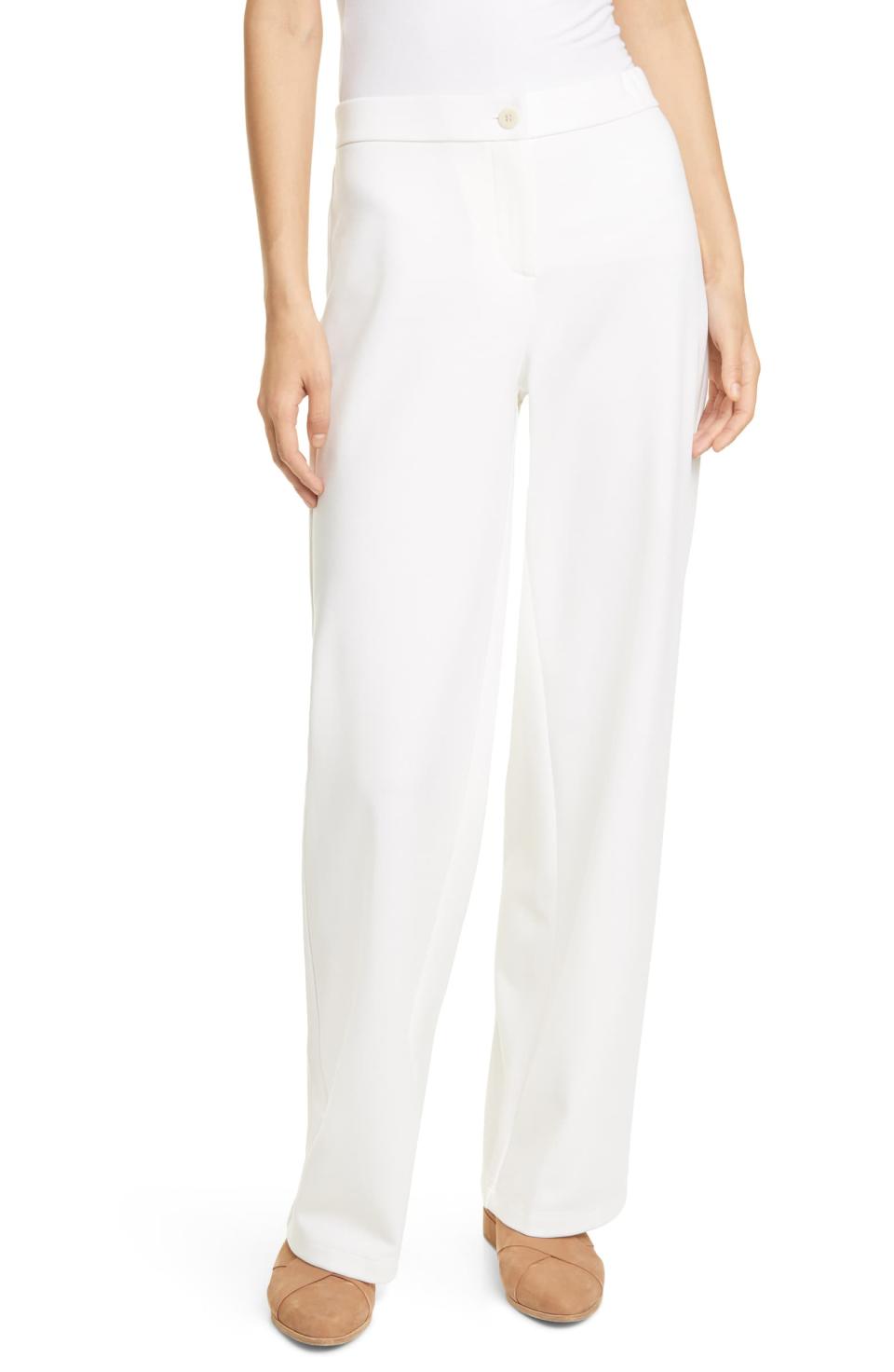 Eileen Fisher Straight Leg Ankle Pants. Image via Nordstrom.