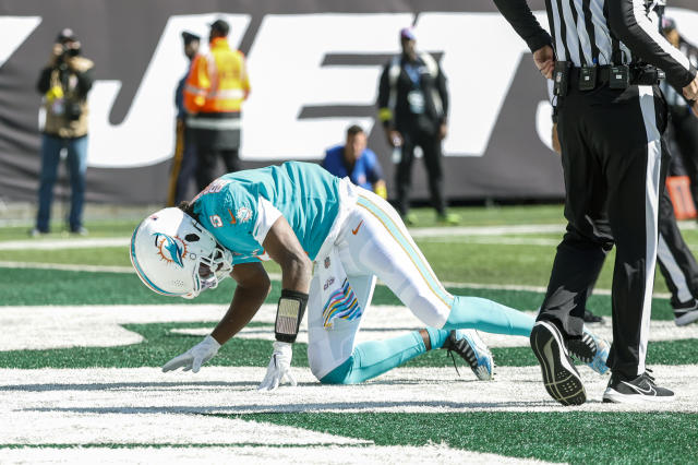 Miami Dolphins QB Bridgewater conducts coin toss at FMU flag football  season opener - Florida Memorial University Athletics