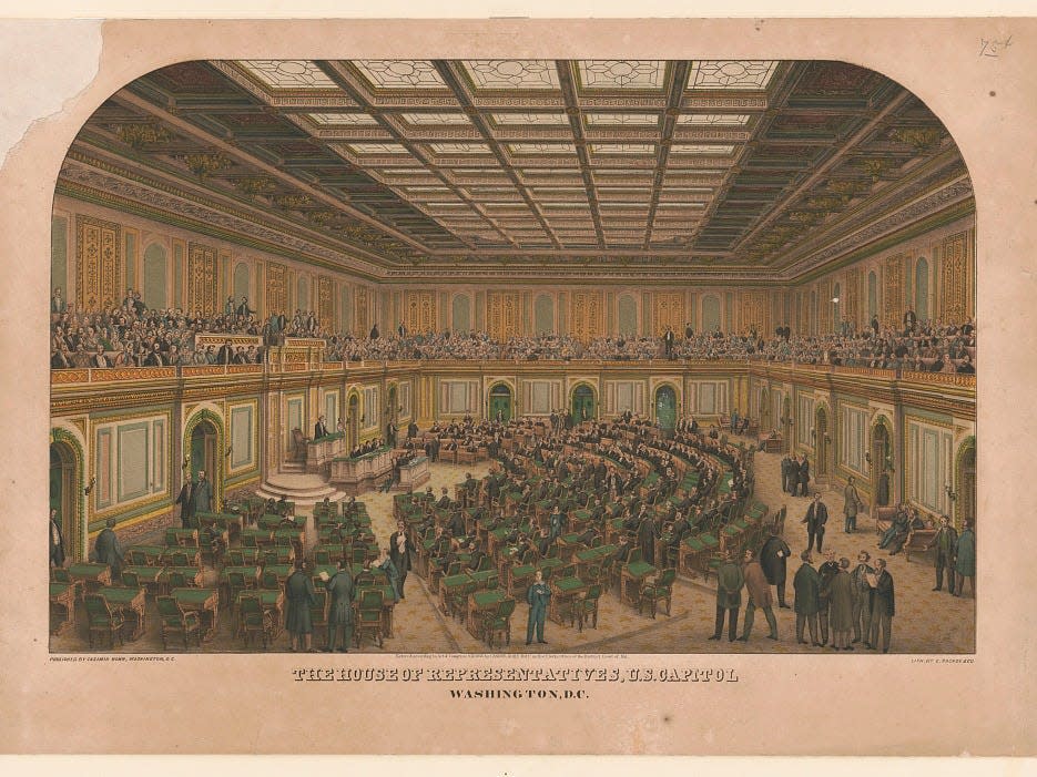 House of Representatives in 1866