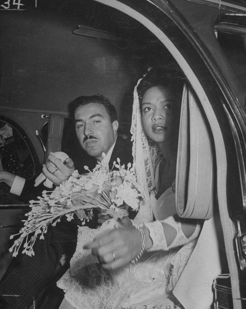 1945: Hazel Scott and Adam Clayton Powell Jr.