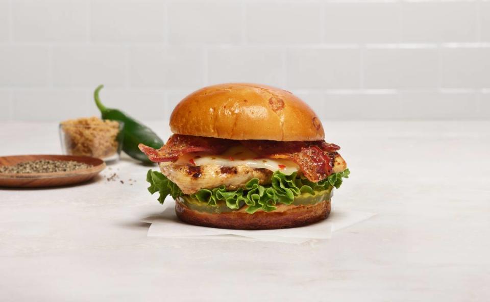 Chick-fil-A is testing the maple pepper bacon sandwich in Lexington.