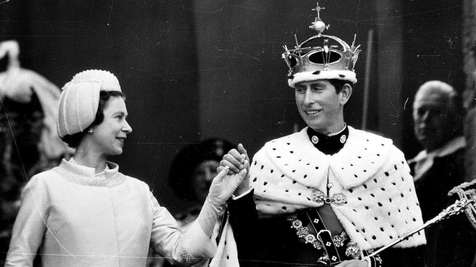 18. July 1969: King Charles at his Investiture in Caernarfon, Wales