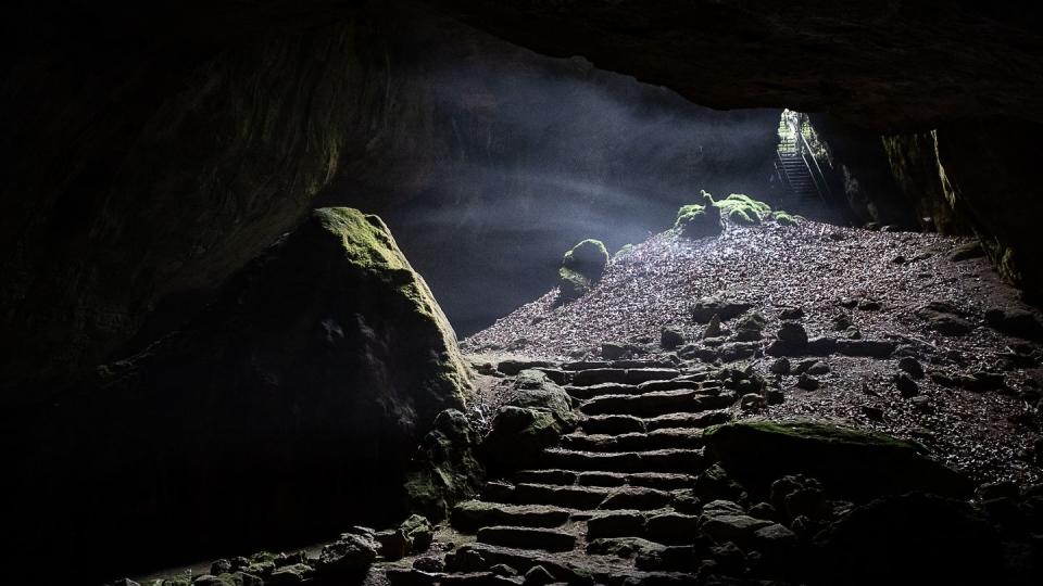 Die Blaue Grotte der Einhornhöhle