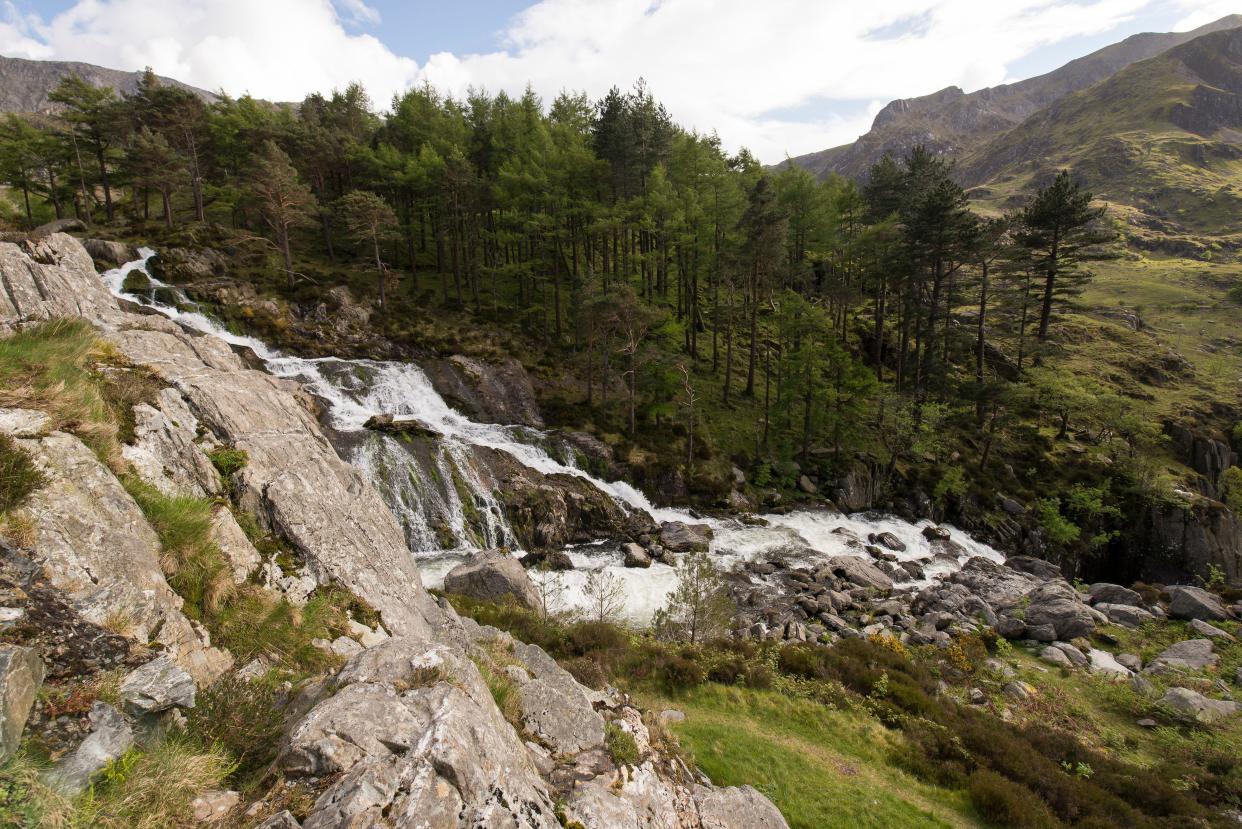 A welsh valley in Snowdonia National Park