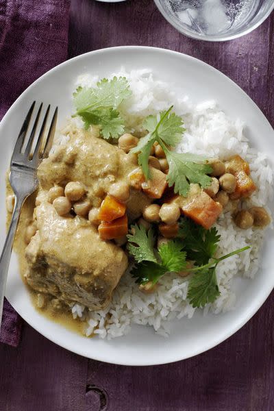 Coconut Curry Chicken and Chickpeas