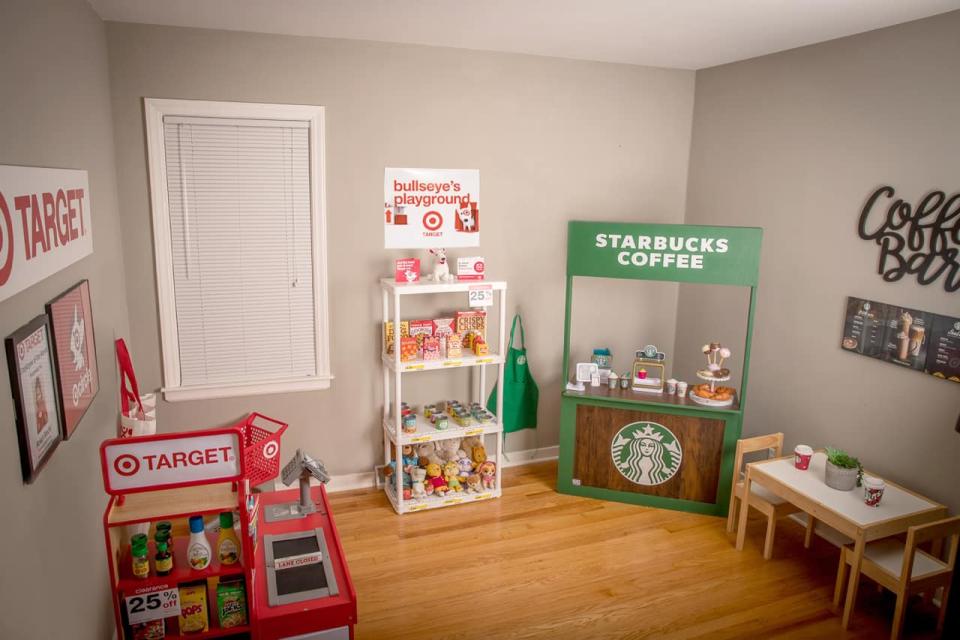 target and starbucks playroom