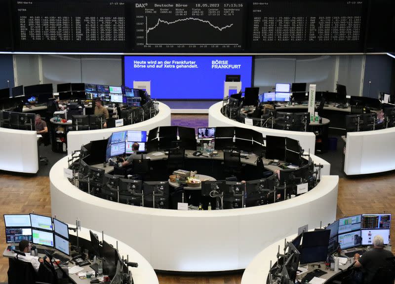 German share price index DAX graph is pictured at the stock exchange in Frankfurt