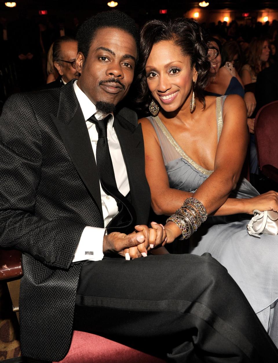 Chris Rock and Malaak Compton Rock attend the 65th Annual Tony Awards at the Beacon Theatre on June 12, 2011 in New York City.