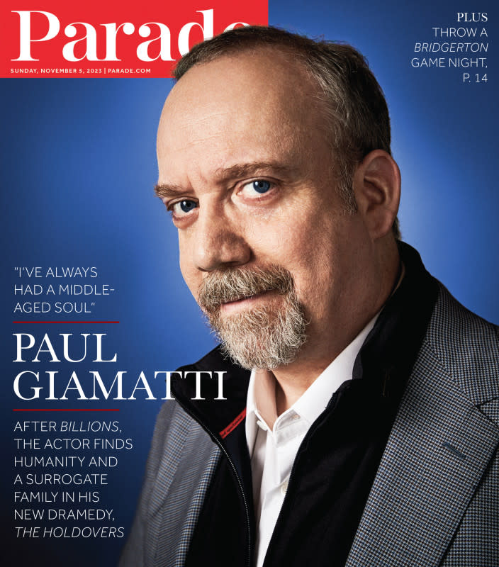Paul Giamatti Parade Cover<p>COVER PHOTOGRAPHY BY DAVID NEEDLEMAN/AUGUST IMAGE</p>