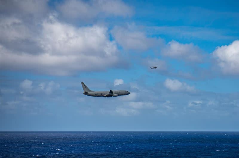 美軍一架P-8A軍機今日也出現在台海周邊繞行。（圖為P-8A其他架次軍機／翻攝自U.S. Indo-Pacific Command）