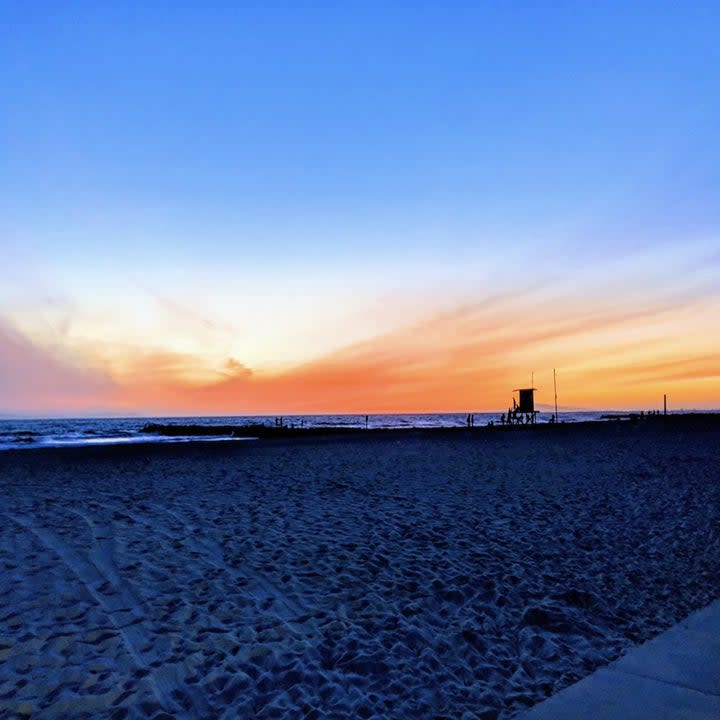 Sunset over Newport Beach, Ca