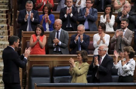 Investiture debate at the Parliament in Madrid
