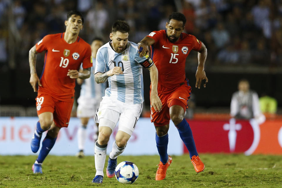 Argentina and Chile are both in danger of missing the World Cup. (Getty)